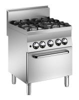 STOCK 4 Flammen Gas-Herd mit Gasbackofen STOCK 4 Flammen Gas-Herd mit Gasbackofen