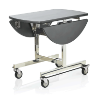 Vorschau: Roomservicewagen mit klappbaren Seitenteilen, 1050 x 900 x 750 mm, Edelstahl Vorschau: Roomservicewagen mit klappbaren Seitenteilen, 1050 x 900 x 750 mm, Edelstahl