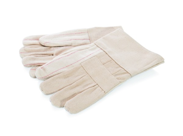 Paar Hitze-Fingerhandschuhe, beige