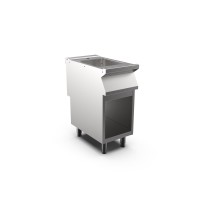 STOCK Neutralelement mit Becken, mit Bohrung für Armatur, Standgerät mit offenem Unterbau STOCK Neutralelement mit Becken, mit Bohrung für Armatur, Standgerät mit offenem Unterbau