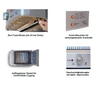 Vorschau: Toaster Silber bis ca. 500 Toasts/h Vorschau: Toaster Silber bis ca. 500 Toasts/h