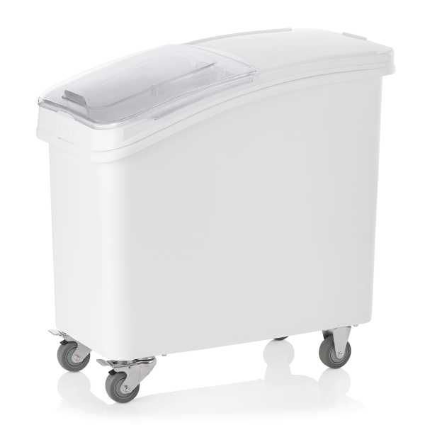 Zutaten-/Lagerbehälter - 81 Liter - Polyethylen/Deckel aus Polycarbonat - einseitig aufschiebbar, 4