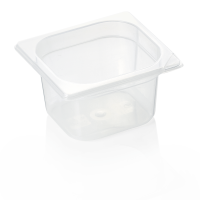 Vorschau: GN-Behälter, Polypropylen, GN 1/6, 100 mm, 1,5 Liter, transparent Vorschau: GN-Behälter, Polypropylen, GN 1/6, 100 mm, 1,5 Liter, transparent