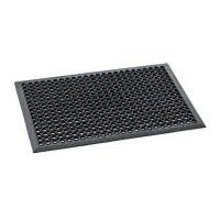 Fußbodenmatte, Gummi, schwarz, 900 x 600 mm, rutschfest Fußbodenmatte, Gummi, schwarz, 900 x 600 mm, rutschfest