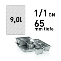 GN Behälter - Edelstahl - GN 1/1 - 65 mm - randverstärkt GN Behälter - Edelstahl - GN 1/1 - 65 mm - randverstärkt