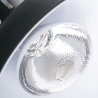 Vorschau: Wärmelampe zur Deckenbefestigung, silber, Ø 290 mm Vorschau: Wärmelampe zur Deckenbefestigung, silber, Ø 290 mm
