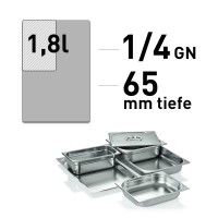 GN Behälter - Edelstahl - GN 1/4 - 65 mm - ECO Line GN Behälter - Edelstahl - GN 1/4 - 65 mm - ECO Line