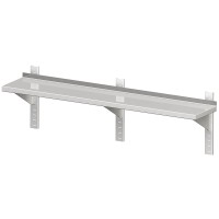 Vorschau: Wandbord, 1-etagig, mit Vierkantprofilen Vorschau: Wandbord, 1-etagig, mit Vierkantprofilen