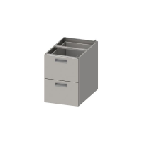 Einbaublock, 2 Schubladen für Arbeitstisch ECO mit Grundboden, 700 mm Tiefe Einbaublock, 2 Schubladen für Arbeitstisch ECO mit Grundboden, 700 mm Tiefe