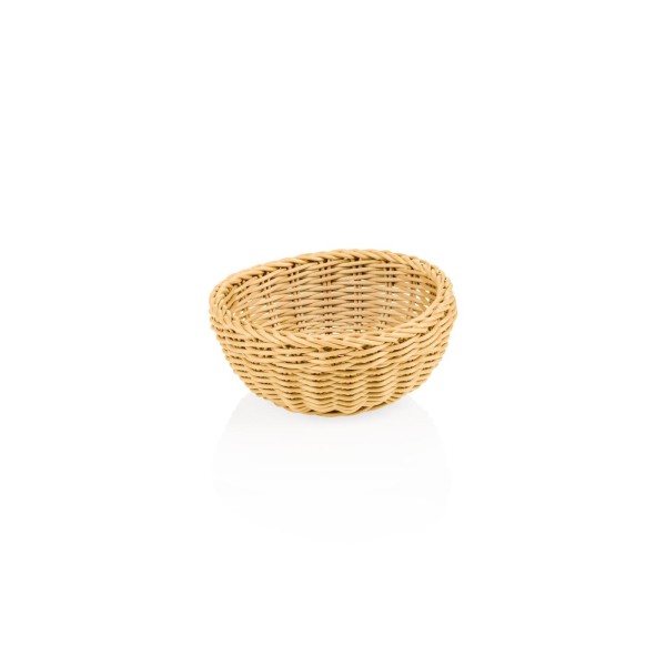 Tischkorb, stapelbar, spülmaschinenfest, BPA-frei, Ø 200 x H 80 mm, beige