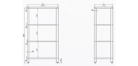 Vorschau: Lagerregal ECO mit glatten Böden 500mm Tiefe Vorschau: Lagerregal ECO mit glatten Böden 500mm Tiefe
