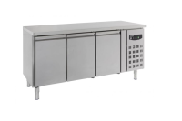 Vorschau: Kühltisch ohne Aufkantung, 3 xGN 1/1, +2 - +8 °C, Edelstahl, Umluftkühlung, autom. Abtauung Vorschau: Kühltisch ohne Aufkantung, 3 xGN 1/1, +2 - +8 °C, Edelstahl, Umluftkühlung, autom. Abtauung