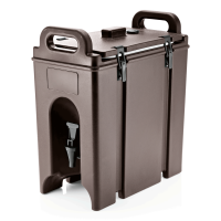 Getränke-Thermobehälter, 18 Liter, Kunststoff, dunkelbraun mit Auslaufhahn Getränke-Thermobehälter, 18 Liter, Kunststoff, dunkelbraun mit Auslaufhahn