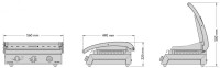 Vorschau: Grill-Station, 8 Sandwiches, Grillplatte oben gerippt/unten glatt Vorschau: Grill-Station, 8 Sandwiches, Grillplatte oben gerippt/unten glatt