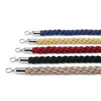 Vorschau: Verbindungskordel, rot, Polyester, Beschläge verchromt, hochglanzpoliert, 1,50 m Vorschau: Verbindungskordel, rot, Polyester, Beschläge verchromt, hochglanzpoliert, 1,50 m