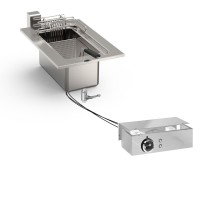 STOCK Elekto-Fritteuse, 2 Becken, 2 x 10 Liter, Einbaugerät, 10,0 kW, Bedienteil STOCK Elekto-Fritteuse, 2 Becken, 2 x 10 Liter, Einbaugerät, 10,0 kW, Bedienteil