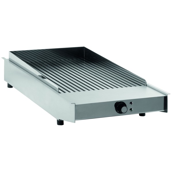 Professioneller Elektro-Rostgrill mit einer Heizzone bis +320°C bei 4,5 kW