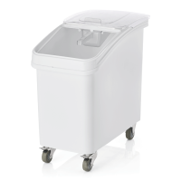 Vorschau: Zutaten-/Lagerbehälter - 81 Liter - Polyethylen/Deckel aus Polycarbonat - einseitig aufschiebbar, 4 Vorschau: Zutaten-/Lagerbehälter - 81 Liter - Polyethylen/Deckel aus Polycarbonat - einseitig aufschiebbar, 4