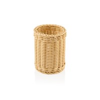 Besteckkorb, spülmaschinenfest, BPA-frei, Ø 120 x H 150 mm, beige Besteckkorb, spülmaschinenfest, BPA-frei, Ø 120 x H 150 mm, beige