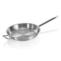 Bratpfanne DeLuxe, Sandwichboden, Ø 360 mm, Schüttrand, Kaltgriff mit Gegengriff Bratpfanne DeLuxe, Sandwichboden, Ø 360 mm, Schüttrand, Kaltgriff mit Gegengriff