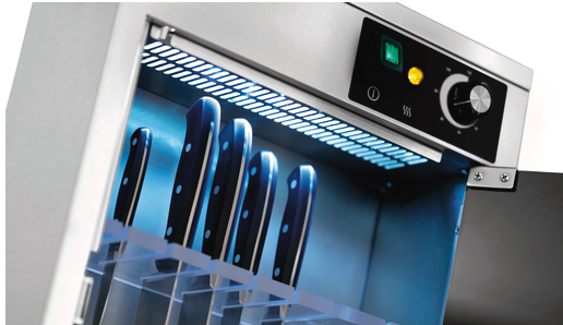 Messersterilisator für bis zu 9 Messer, mit UV-Technologie