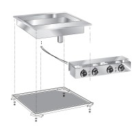 STOCK Einbau-Elektro-Multibräter, 21 Liter, 8,10 kW, Bedienteil STOCK Einbau-Elektro-Multibräter, 21 Liter, 8,10 kW, Bedienteil