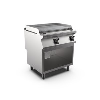STOCK Gas-Lavasteingrill mit Edelstahlrost 800 mm, Standgerät mit offenem Unterbau STOCK Gas-Lavasteingrill mit Edelstahlrost 800 mm, Standgerät mit offenem Unterbau