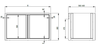 Vorschau: Spülenunterschrank-Modul, mit Flügeltüren Tiefe 640 mm Vorschau: Spülenunterschrank-Modul, mit Flügeltüren Tiefe 640 mm