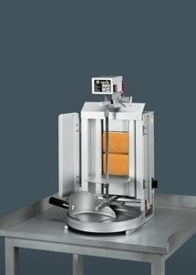 Gas Gyrosgrill & Dönergrill, 7 kg Fleischgewicht, 3,5 kW