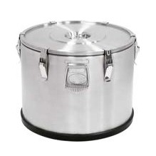 Thermobehälter, Edelstahl, 10 ltr., Deckel mit Silikondichtung