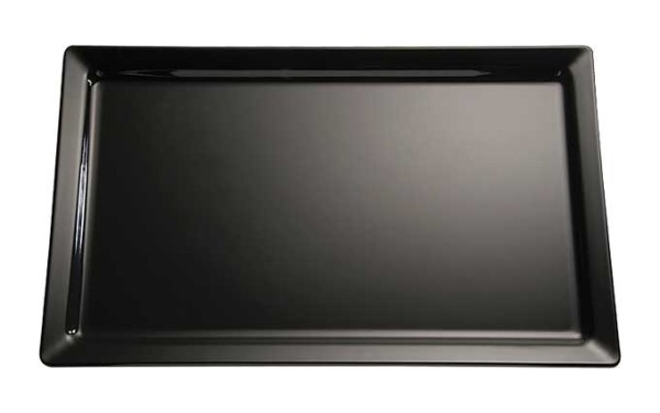 Tablett / Platte "Pure", GN 1/3, Melamin, schwarz, schlicht elegant