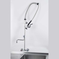 Vorschau: Wand-Geschirrbrause mit Mischbatterie, Zweiloch-Wandmontage Vorschau: Wand-Geschirrbrause mit Mischbatterie, Zweiloch-Wandmontage