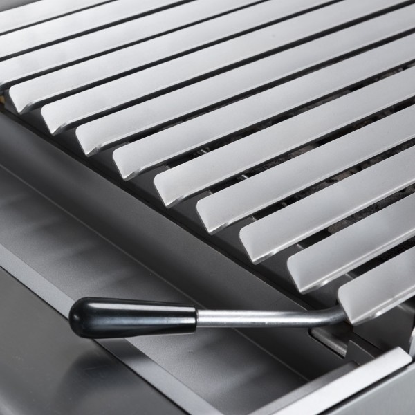 Gas-Lavastein-Grill, mit V-Rost, 13,0 kW