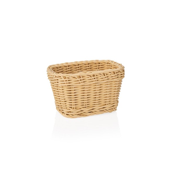 Tischkorb, stapelbar, spülmaschinenfest, 170 x 110 x 90 mm, BPA-frei, beige