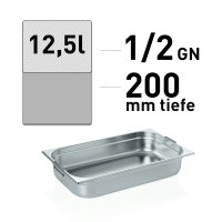 GN Behälter - Edelstahl - GN 1/2 - 200 mm - Fallgriffe GN Behälter - Edelstahl - GN 1/2 - 200 mm - Fallgriffe