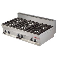 Gasherd, 6 Flammen, Geräteoberteil - SOLOTEC 700 Gasherd, 6 Flammen, Geräteoberteil - SOLOTEC 700