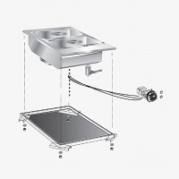 STOCK Elektro Einbau-Bain Marie GN 1/1, 2,0 kW STOCK Elektro Einbau-Bain Marie GN 1/1, 2,0 kW