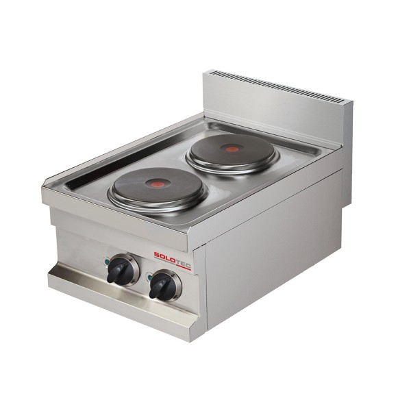 2 Platten Elektroherd, Geräteoberteil - SOLOTEC 600