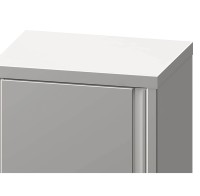 Vorschau: Wandhängeschrank, mit Flügeltüren, Zwischenboden höhenverstellbar, Edelstahl, 400mm Tiefe Vorschau: Wandhängeschrank, mit Flügeltüren, Zwischenboden höhenverstellbar, Edelstahl, 400mm Tiefe