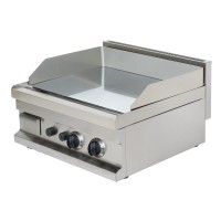 Gas-Bratplatte, 2 Zonen, glatt, hartverchromt, Geräteoberteil - SOLOTEC 600 Gas-Bratplatte, 2 Zonen, glatt, hartverchromt, Geräteoberteil - SOLOTEC 600