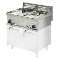 Vorschau: Fritteuse 2 Becken, 11 Liter je Becken, Elektro Geräteoberteil - SOLOTEC 700 Vorschau: Fritteuse 2 Becken, 11 Liter je Becken, Elektro Geräteoberteil - SOLOTEC 700