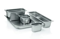 GN Behälter - Edelstahl - GN 1/9 - 100 mm randverstärkt GN Behälter - Edelstahl - GN 1/9 - 100 mm randverstärkt