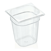 GN-Behälter, Kunststoff Polycarbonat, GN 1/6, 200 mm, 2,8 Liter GN-Behälter, Kunststoff Polycarbonat, GN 1/6, 200 mm, 2,8 Liter