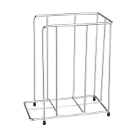 Serviettenhalter, Stahl, verchromt, Antirutschfüßchen, B 200 x T 110 mm Serviettenhalter, Stahl, verchromt, Antirutschfüßchen, B 200 x T 110 mm