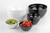 Melaminschüssel weiß D. 140 mm, Höhe 65 mm - passend für Schüsselhalter und Schüsselboxen Melaminschüssel weiß D. 140 mm, Höhe 65 mm - passend für Schüsselhalter und Schüsselboxen