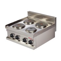 4 Platten Elektroherd, Geräteoberteil - SOLOTEC 600 4 Platten Elektroherd, Geräteoberteil - SOLOTEC 600