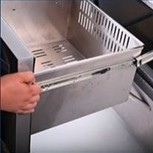 Vorschau: Edelstahl-Kühlschrank, 2 Schubladen Vorschau: Edelstahl-Kühlschrank, 2 Schubladen