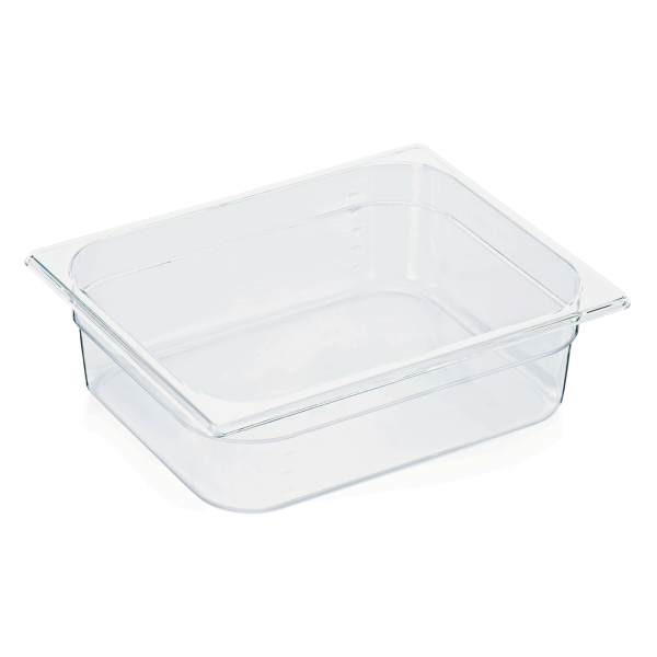 GN-Behälter, Kunststoff Polycarbonat, GN 1/2, 100 mm, 6,1 Liter