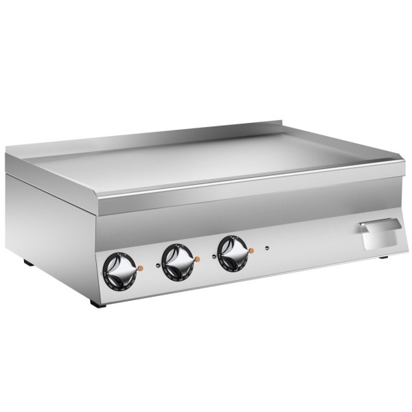 STOCK Elektro-Grillplatte, glatte Stahlfläche, Geräteoberteil