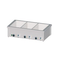 Bain-Marie Tischgerät mit getrennt regelbarem Becken, GN 3/1 Bain-Marie Tischgerät mit getrennt regelbarem Becken, GN 3/1